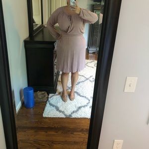 Lularoe “Jody” pull on style dress, keyhole accent NWT